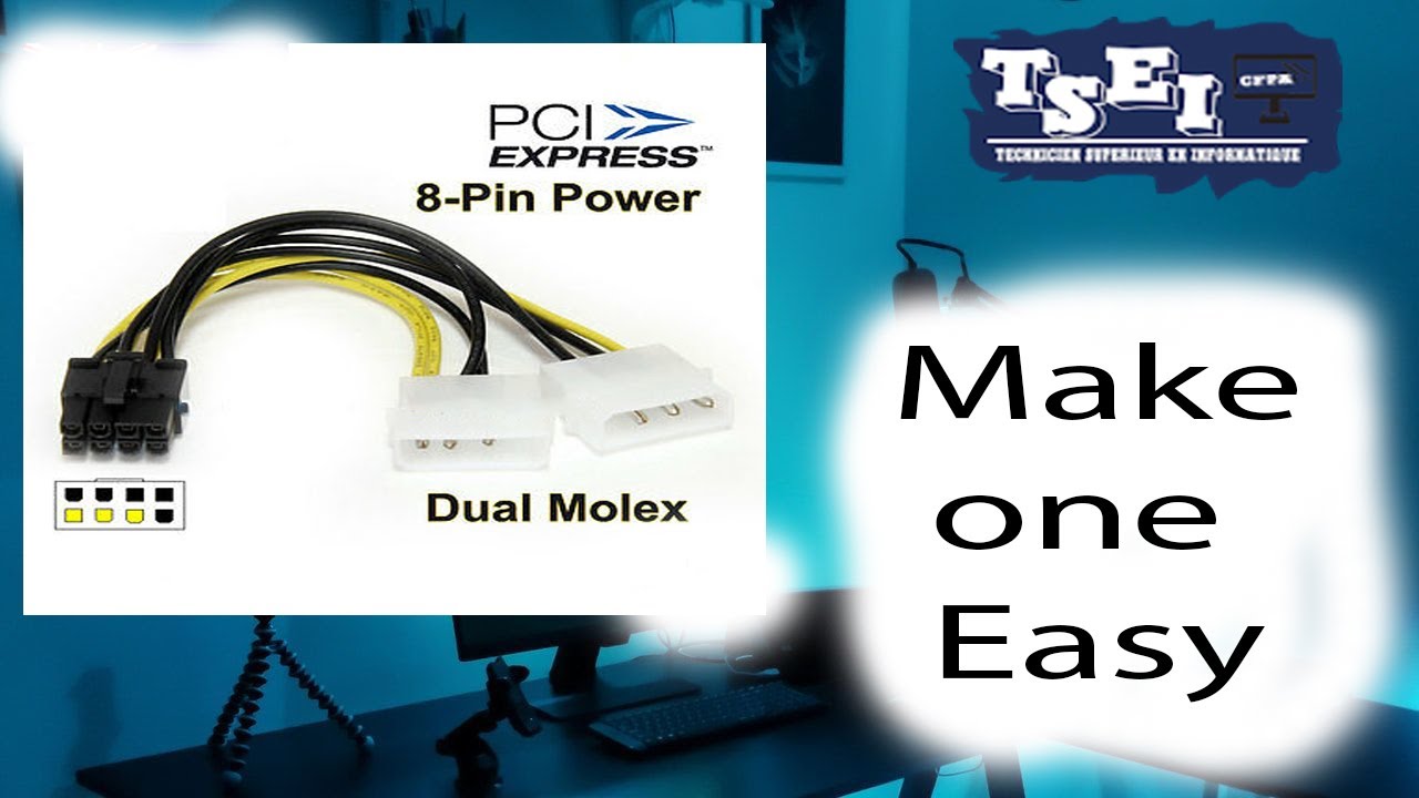 molex to 8 pin adapter