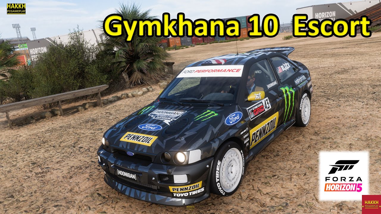 1991 Hoonigan Gymkhana 10 Ford Escort Cosworth |Free Driving| - Forza Horizon 5 Gameplay 2K