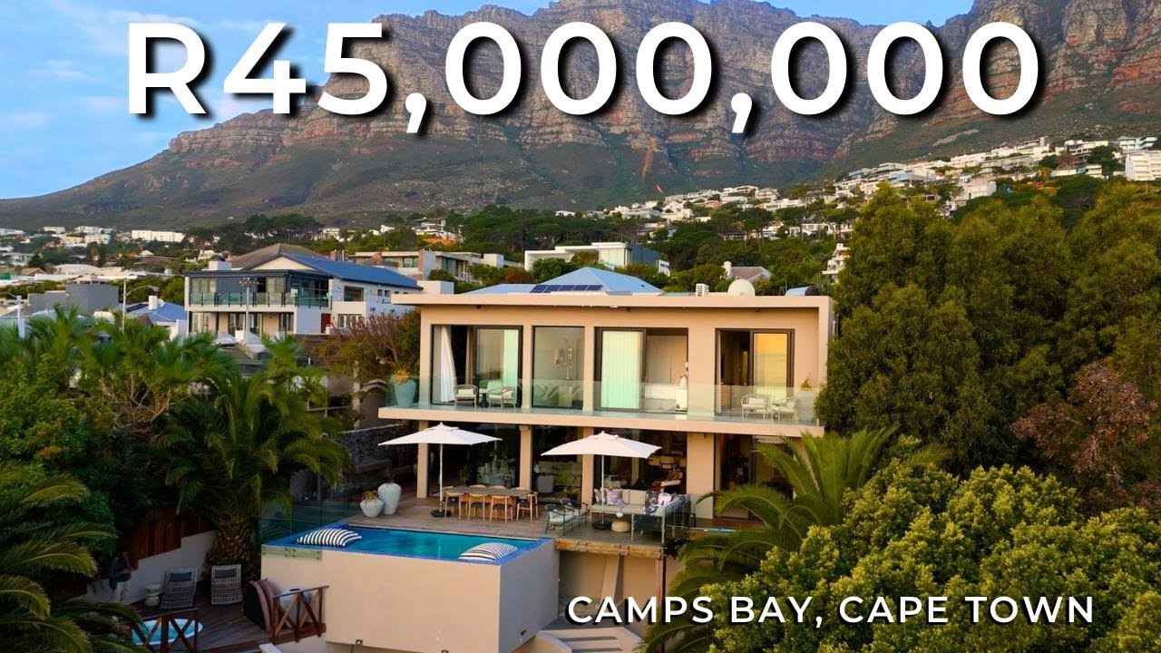 Touring a R45,000,000 Coastal Masterpiece in Camps Bay with Luxury Oceanfront Living!