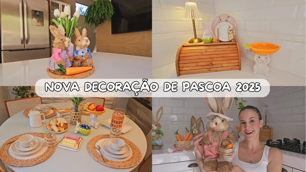 NOVA DECORAÇÃO DE PASCOA 2025