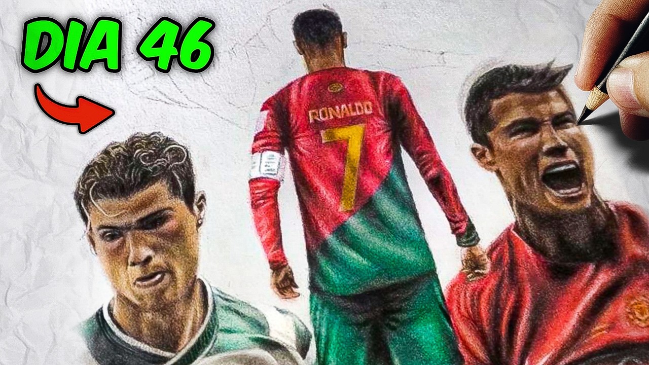 Passei 50 DIAS fazendo um desenho do CRISTIANO RONALDO...