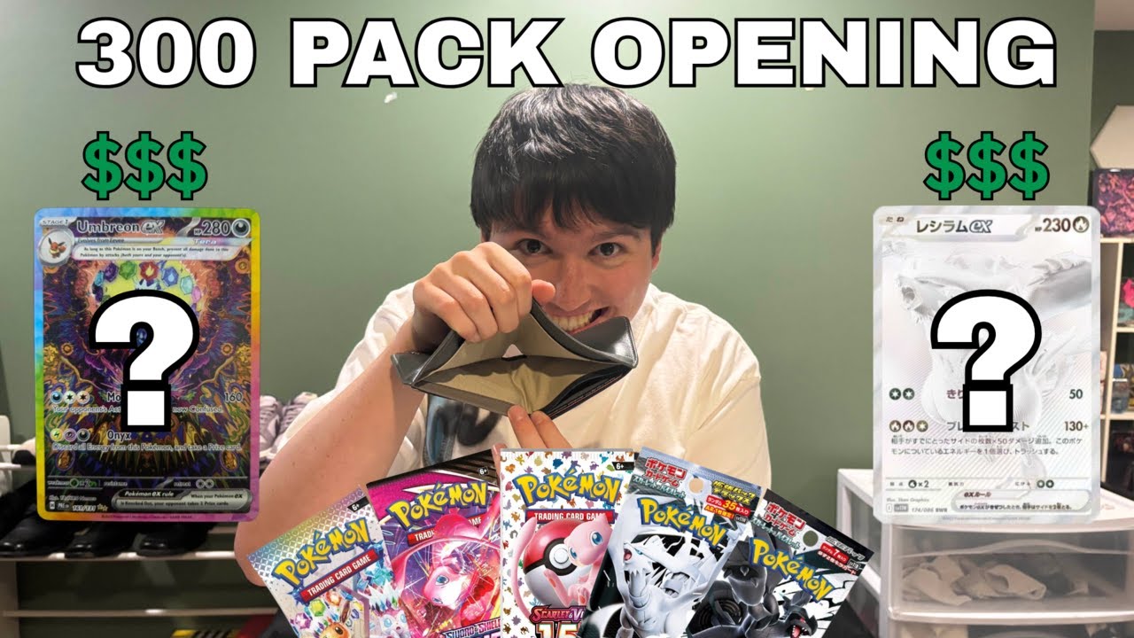 I Opened 300 Packs of Pokémon (Regret and Broke???)
