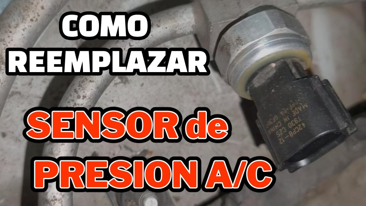 🔥Cómo Quitar y Cambiar el Sensor de Presión del Aire Acondicionado