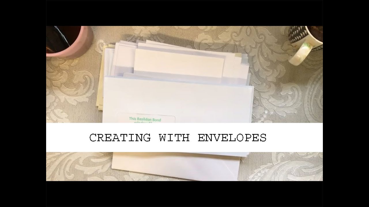 CREATING WITH ENVELOPES  (Tea staining)#1