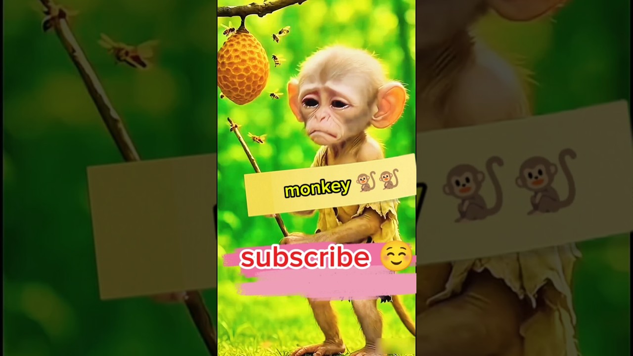 Cute baby monkey moments that melt your heart 🐒💛