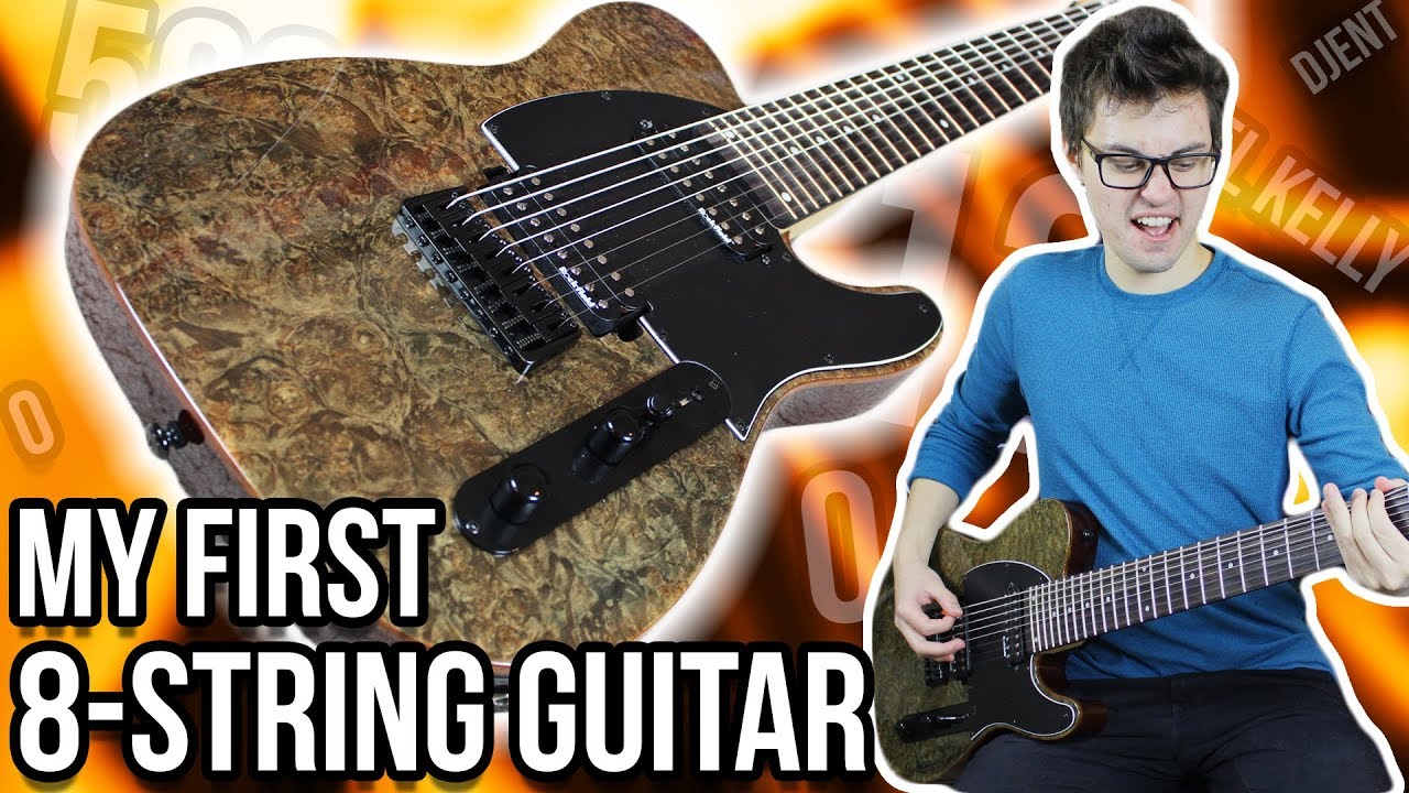 My First 8-String Guitar!! || Michael Kelly 508 Demo/Review