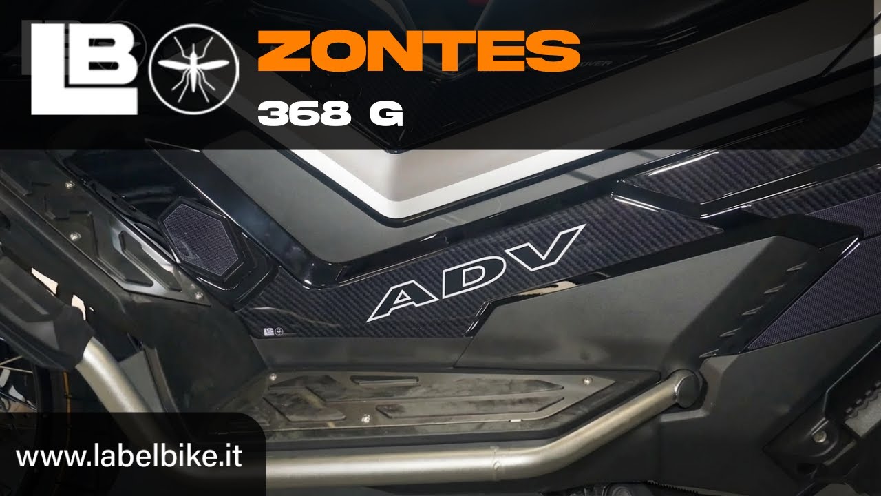 Zontes 368 G (2025) | 3D side “Boomerang” protectors with 