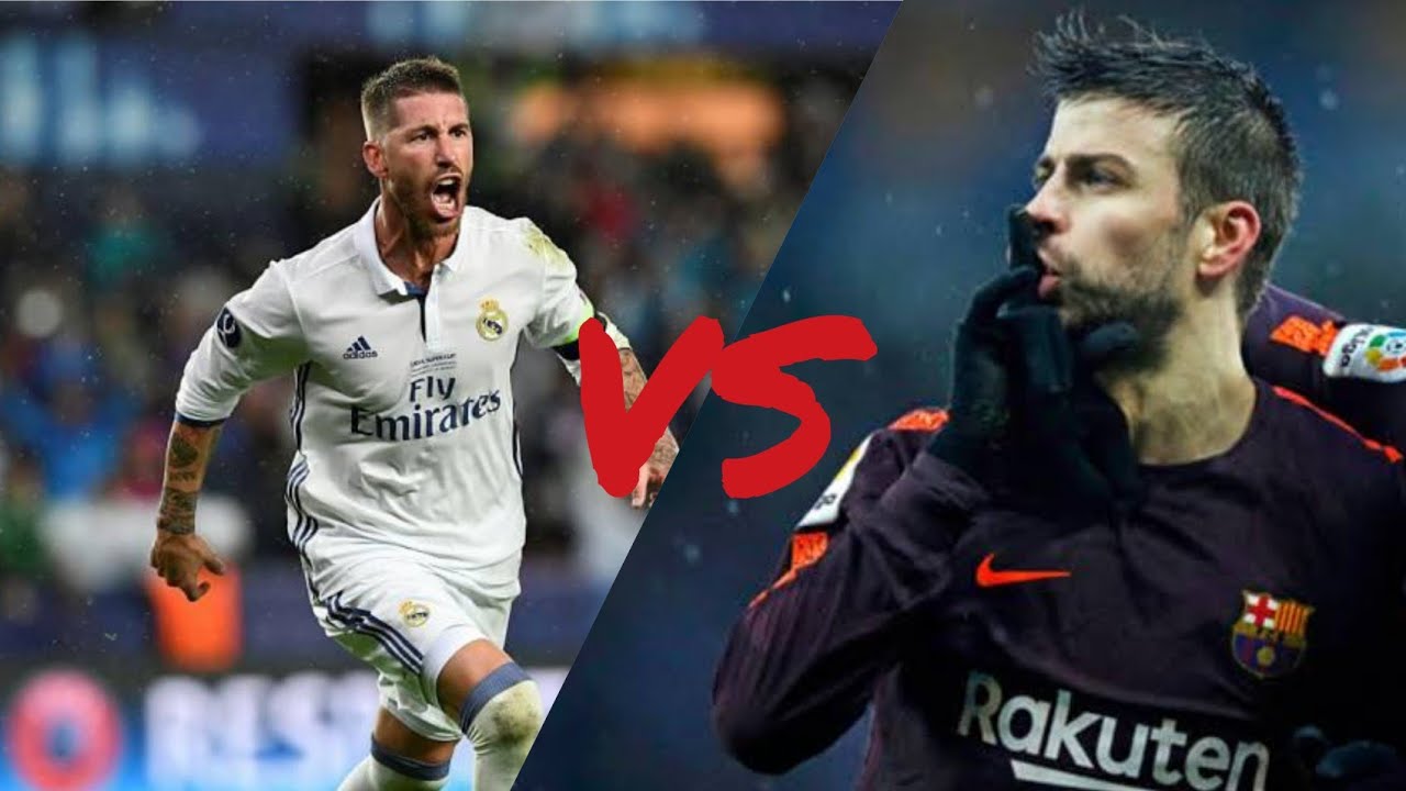 Sergio Ramos VS Gerald Pique | Las mejores salvadas y goles | The best skills and goals