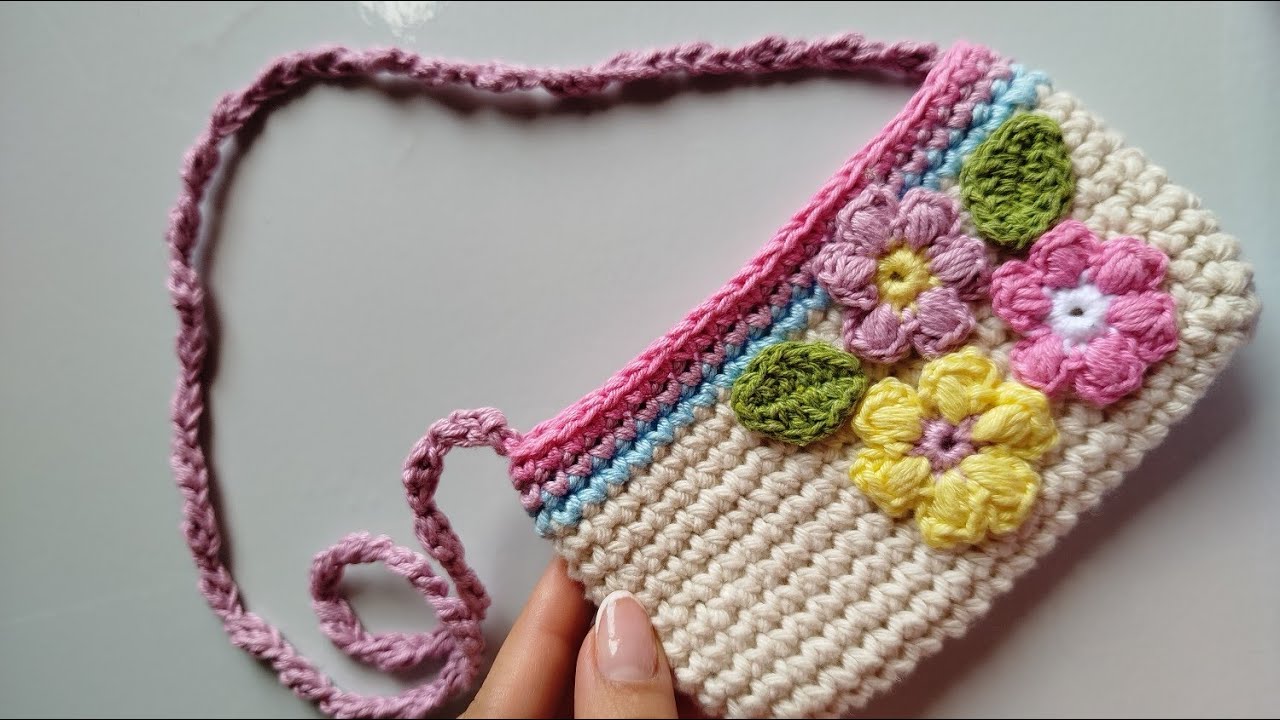 BOLSA DE CROCHÊ INFANTIL - CROCHÊ FÁCIL RÁPIDO ECONÔMICO
