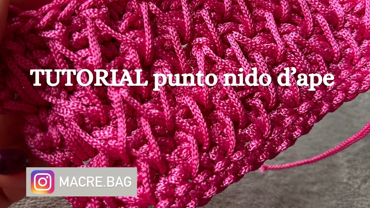 Tutorial completo punto nido d’ape