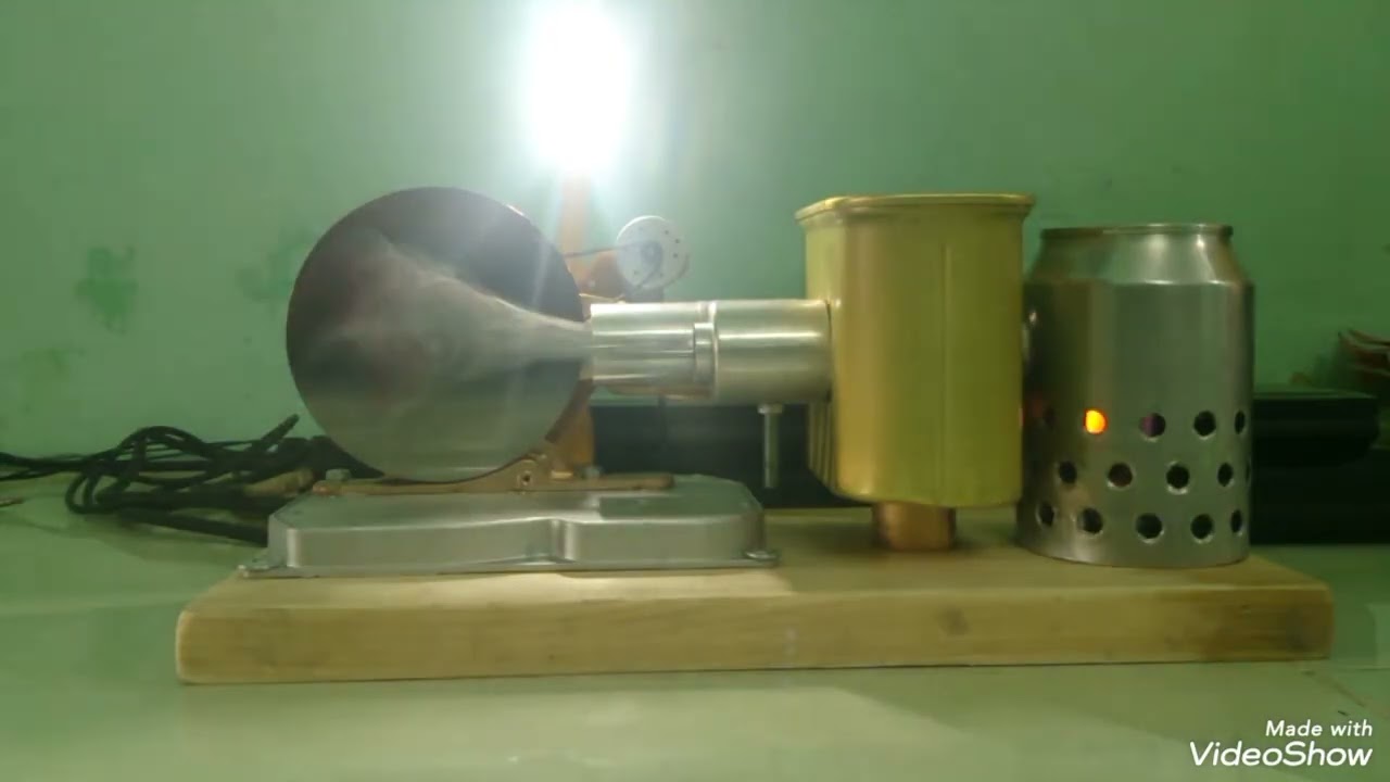  động cơ Stirling Gamma- Sỹ Liêm.