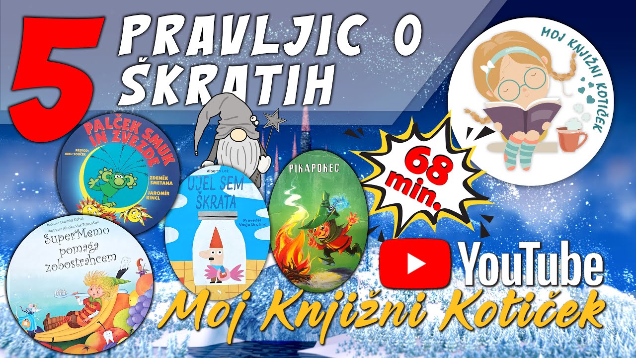 5 PRAVLJIC O ŠKRATIH - skupek pravljic za lahko noč