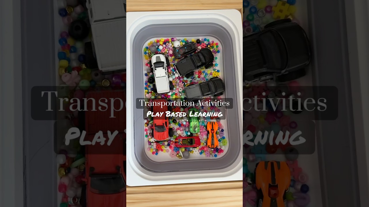 Transportation Activities #playbasedlearning #learningathome #learningthroughplay #toddlerlearning