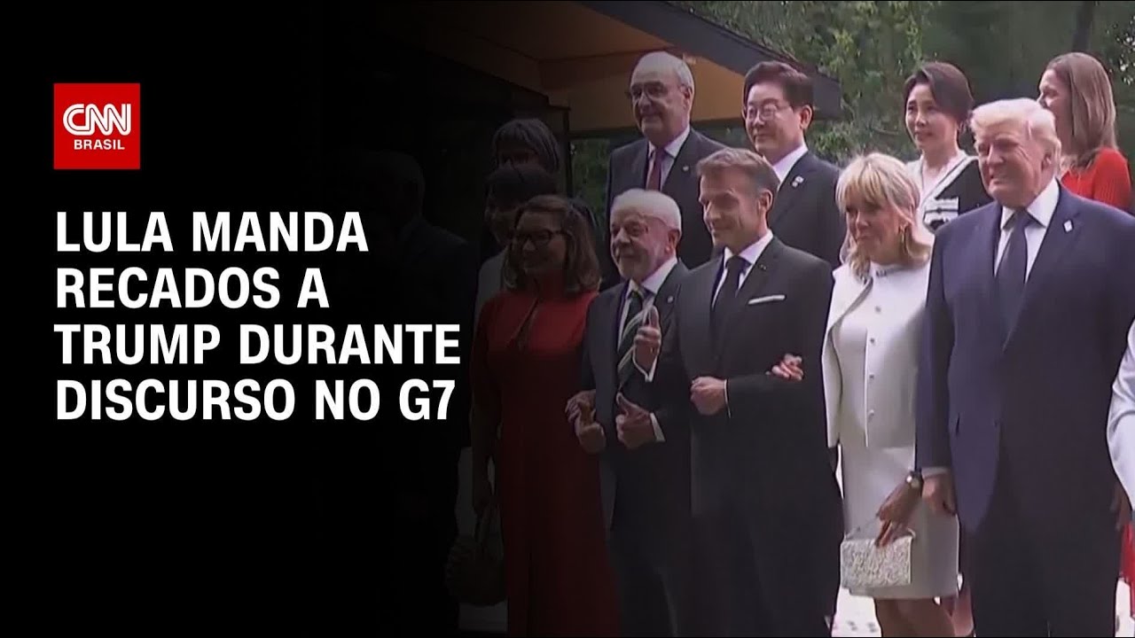An&aacute;lise: Lula faz cr&iacute;ticas indiretas &agrave;s pol&iacute;ticas de Trump em discurso no G7 | CNN PRIME TIME