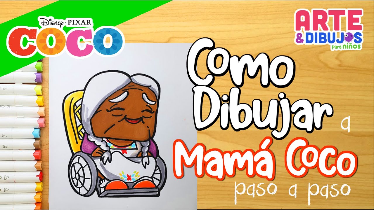 Como dibujar a MAMÁ COCO