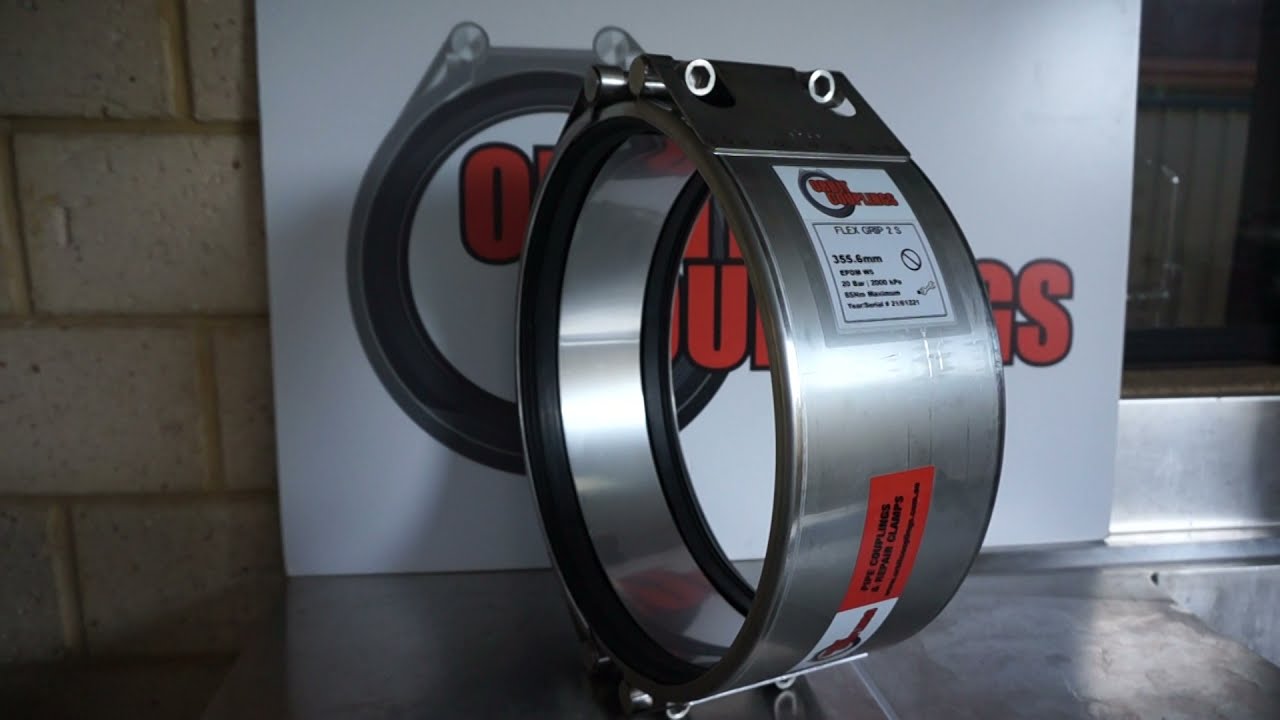 Orbit Flex Grip 2 S 355.6mm pipe coupling ~ Orbit Pipe Couplings and Clamps Australia