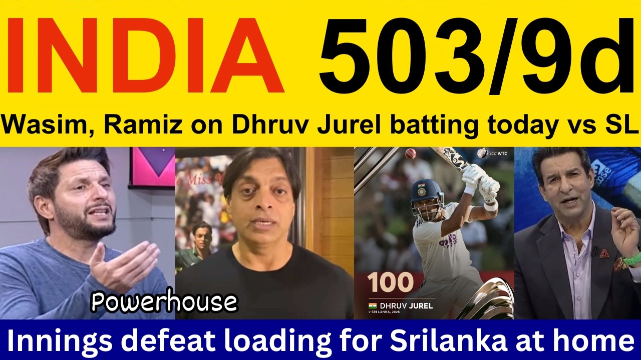 Shahid Afridi Shocked on Dhruv Jurel, Devdutt Padikkal batting vs SL | Ramiz Raja PAK Media reaction