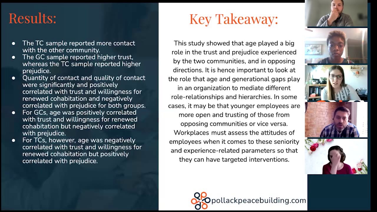 Age, Prejudice & Trust in Building Peace | Study from Cyprus