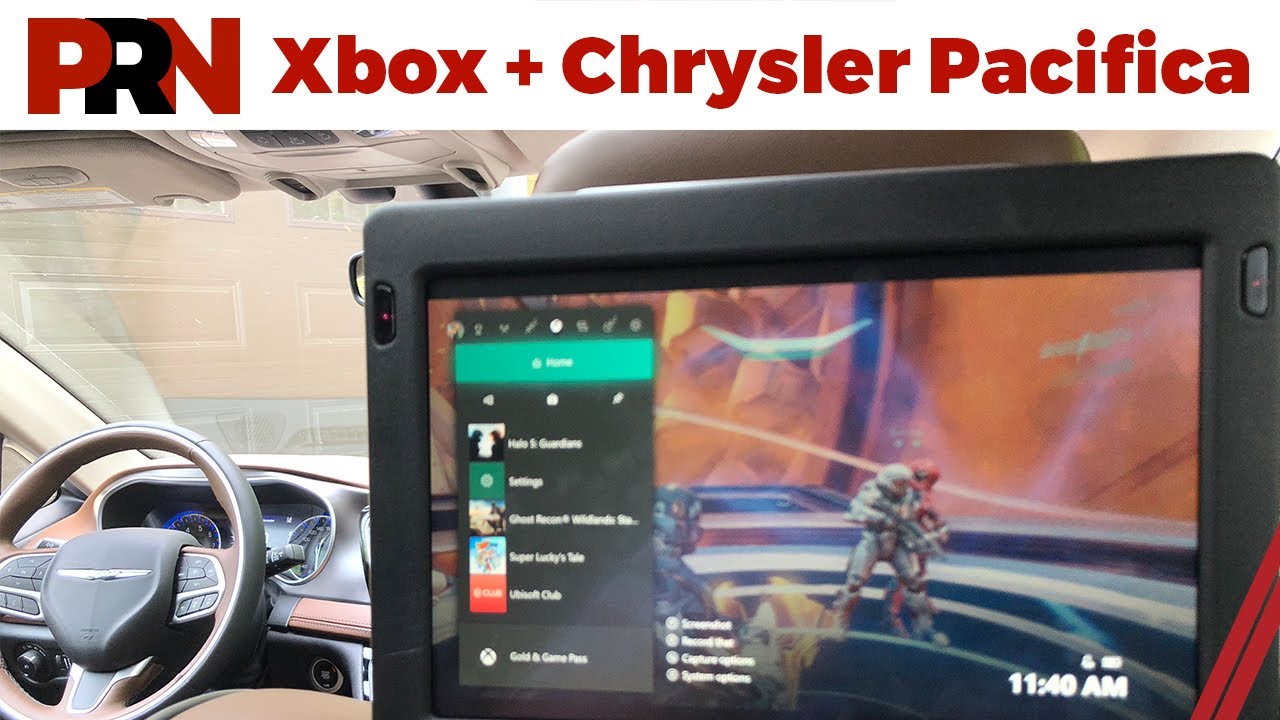 Halo 5 in Your Chrysler Pacifica | Using an Xbox in your Minivan