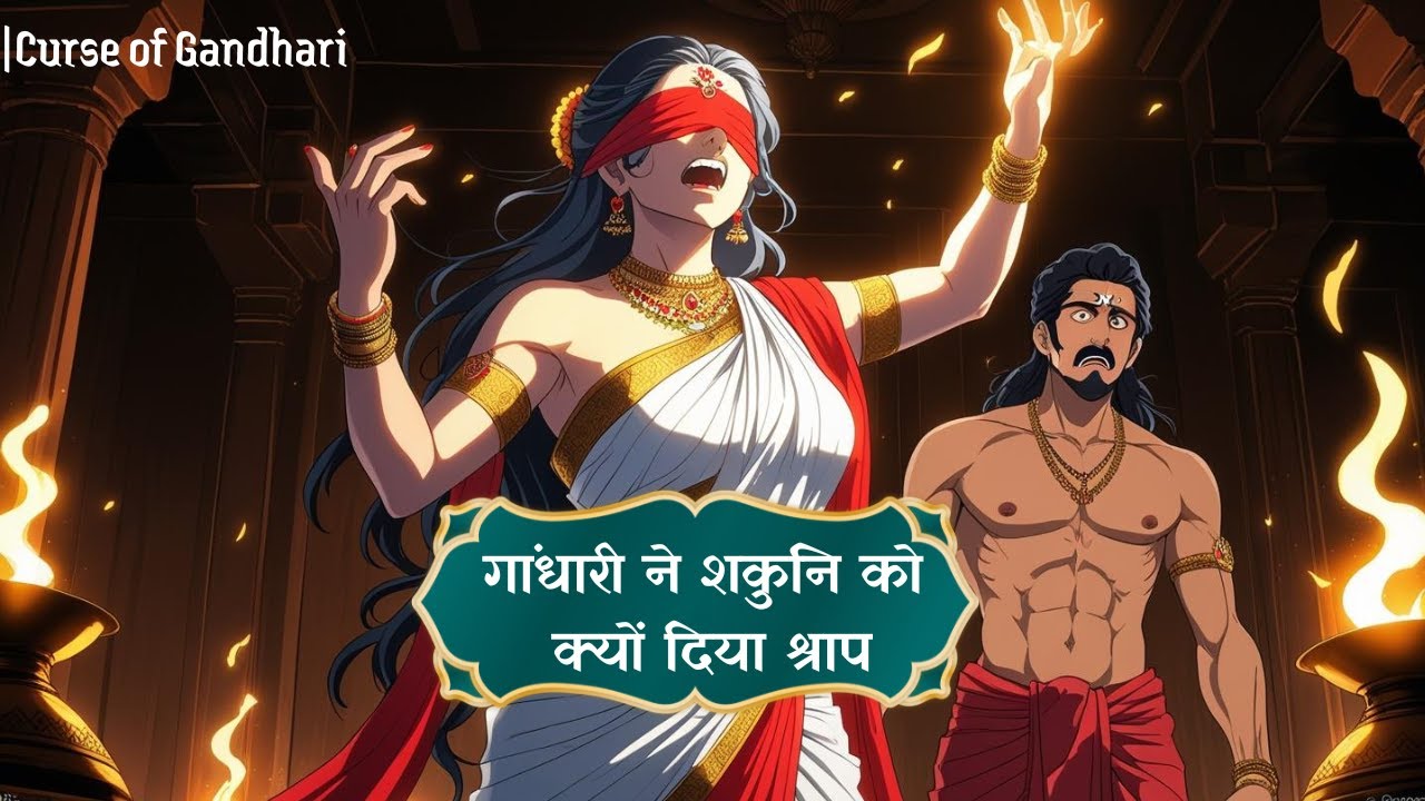 गांधारी ने शकुनि को क्यों दिया श्राप |Curse of Gandhari 