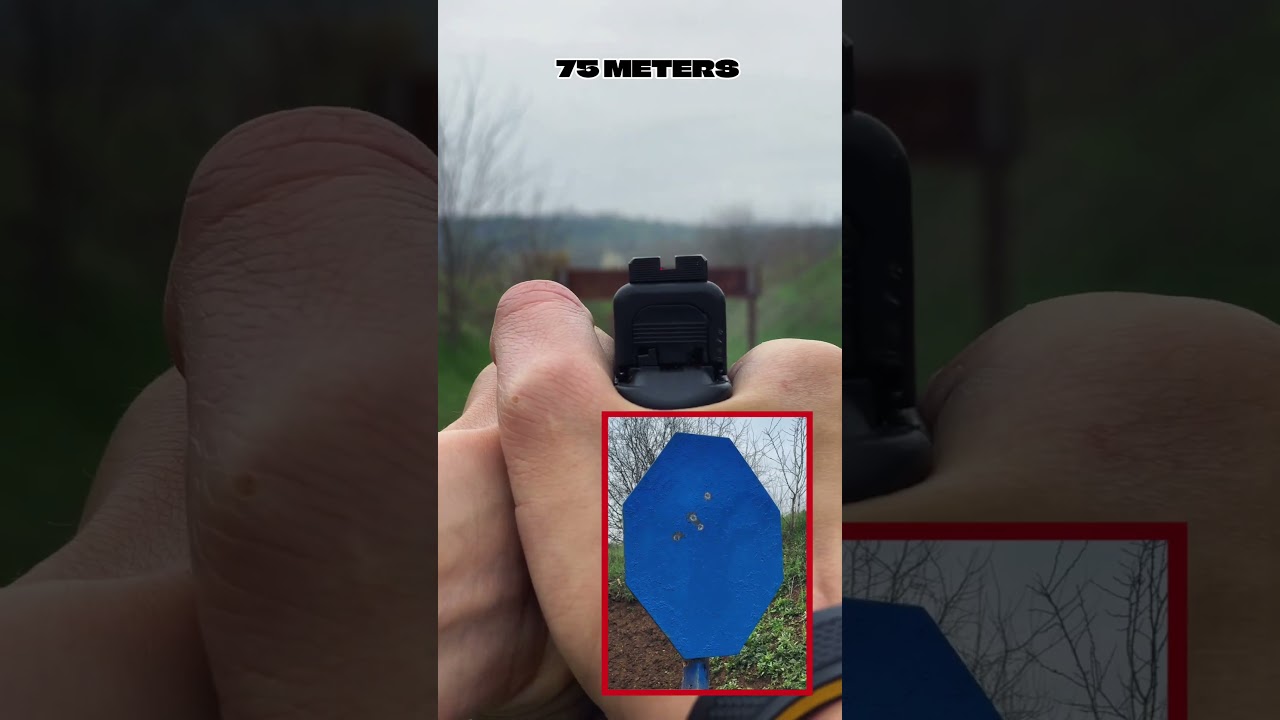 GLOCK VS. 100 METERS &ndash; INSANE TEST! #glock #shooting #9mm #handgun #guns