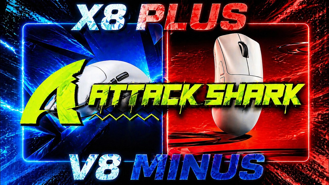 Attack Shark V8 и Attack Shark X8 Plus