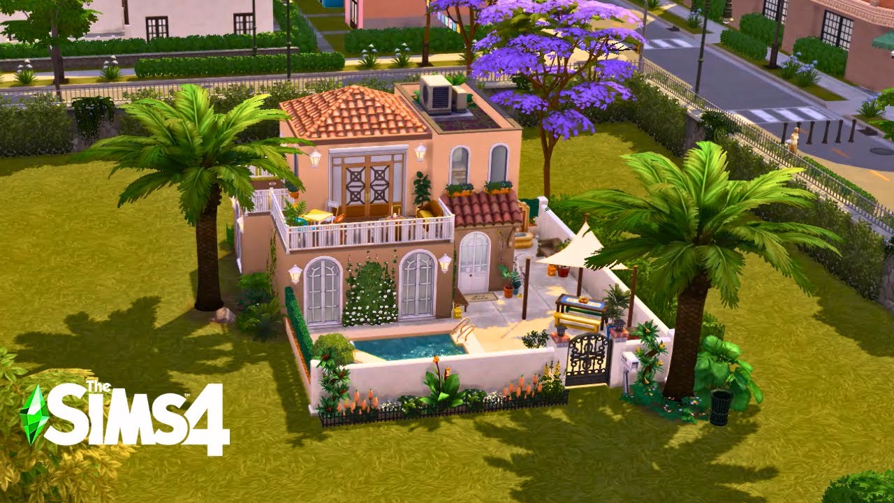 ⚒️ Speed build Sims 4 | Modern house in Ciudad Enamorada ☀️