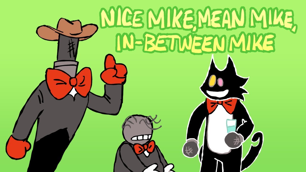 Nice, Mean, & In-Between Mike (Deltarune Animatic)