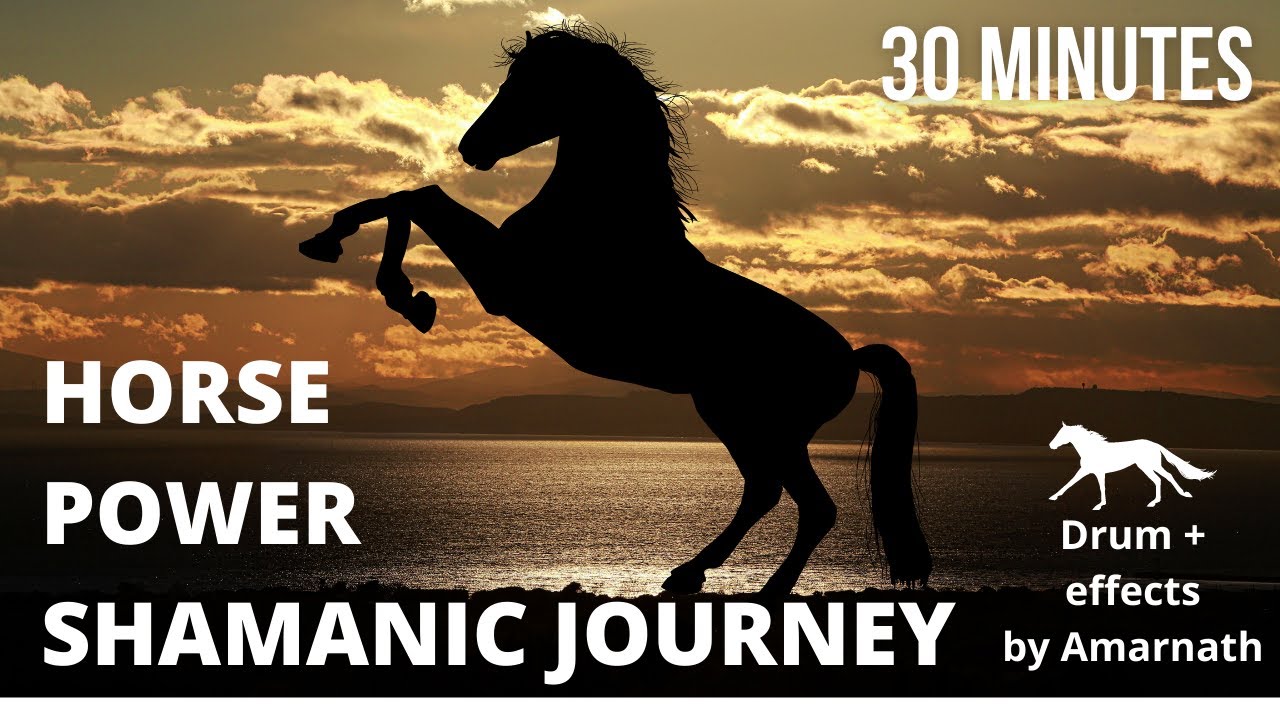 Horse Power Shamanic Journey 30 minutes | Nature sounds & Drum | Relax & meditation | Mindfulness