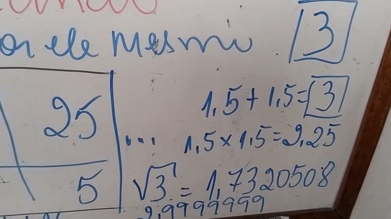 Raiz quadrada perfeita #matemática  #raizquadrada   #potenciação  #matematica 