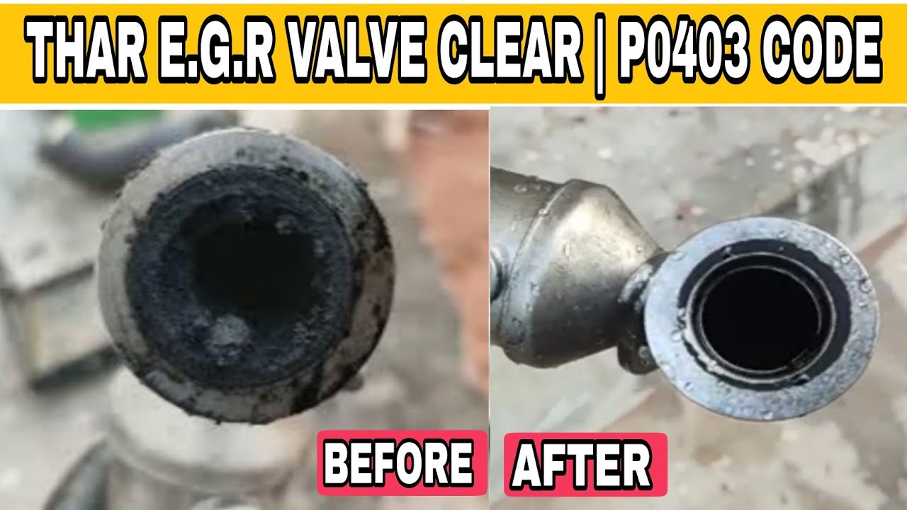 MAHINDRA THAR  EGR VALVE CLEAN | P0403 TROUBLE CODE | ENGINE LIGHT | EGR VALVE CLEAN  ||