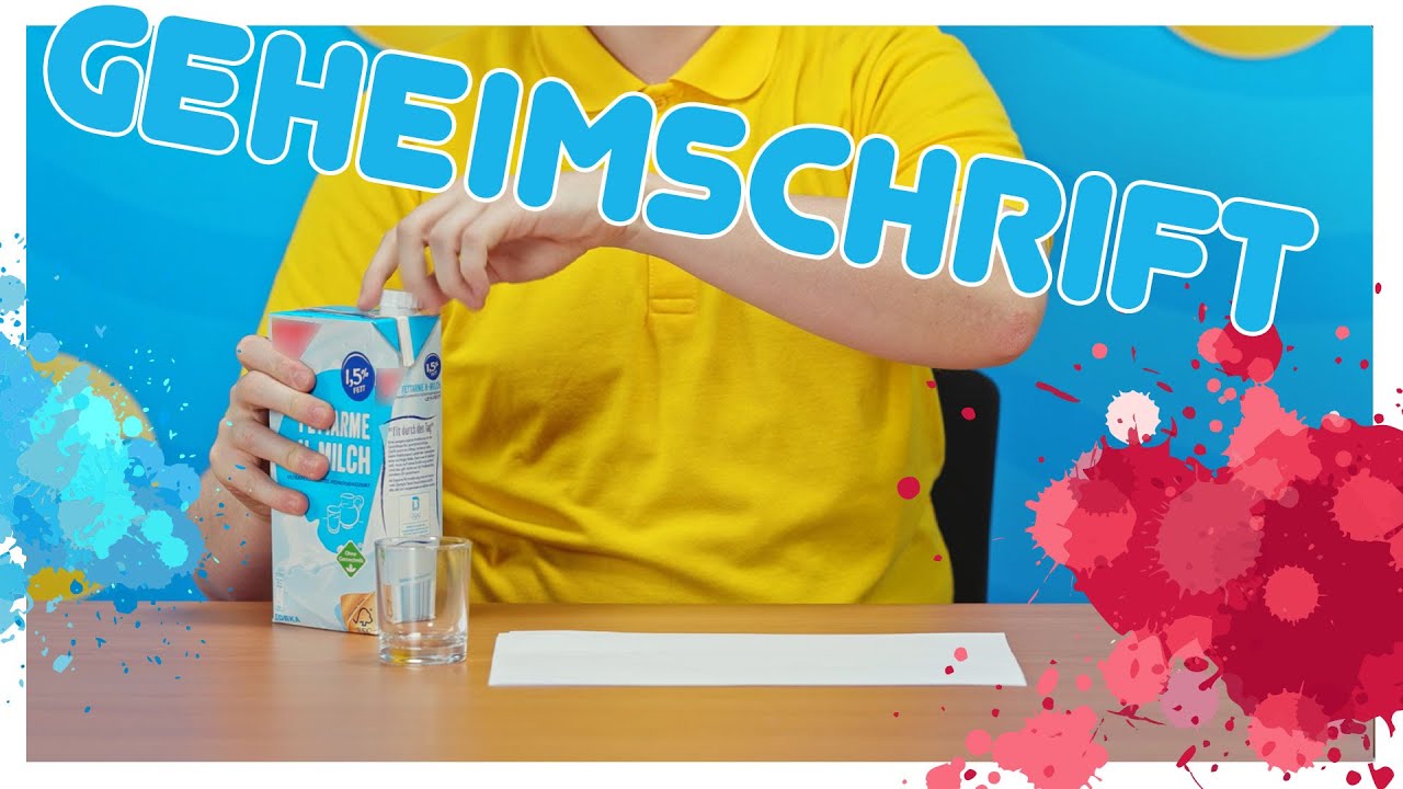 Geheimschrift aus dem Kühlschrank - Experiment 🧪 | Radio TEDDY