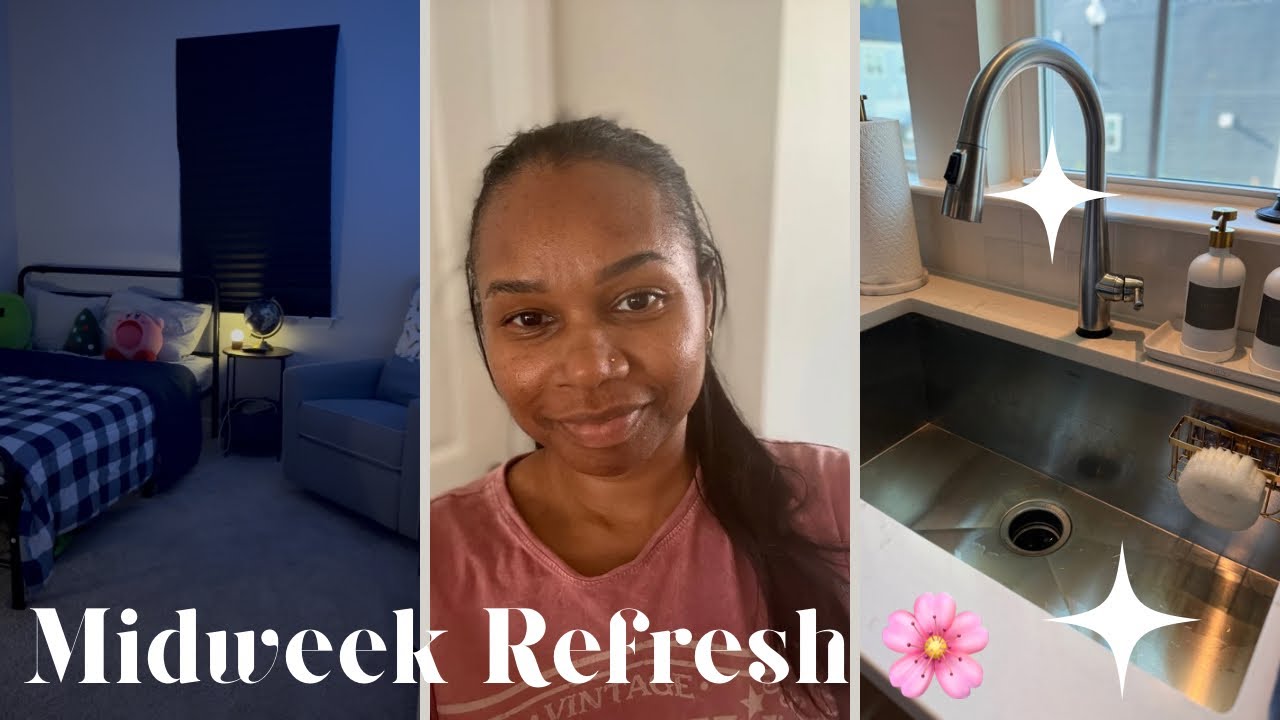 Kids bedroom reset | Satisfying deep sink cleaning🌸 #cleaningmotivation #refresh #reset