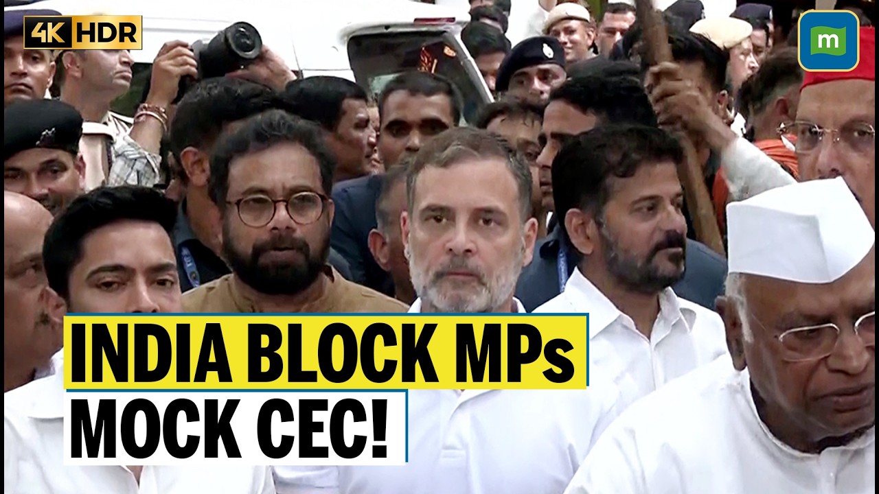 Opposition MPs Protest at Rajghat Demanding Resignation of CEC Gyanesh Kumar