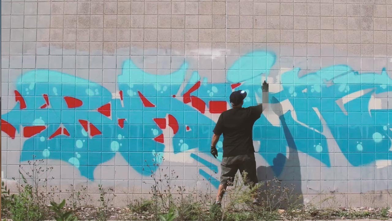 Afternoon Sprays 016 - RAIN - Graffiti