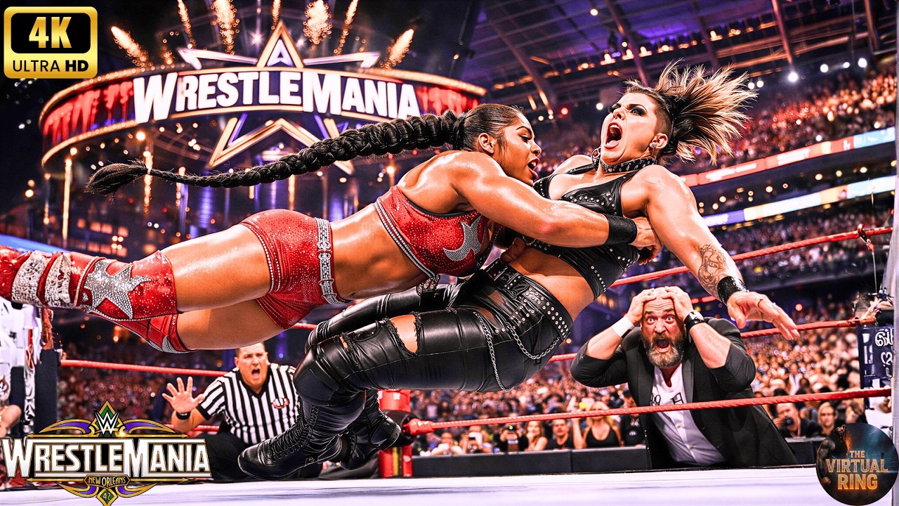 ОСНОВНЫЕ МОМЕНТЫ - Бьянка Белэр против Реи Рипли – EST ​​против Кошмара ⚔️ #biancabelair #rhearipley