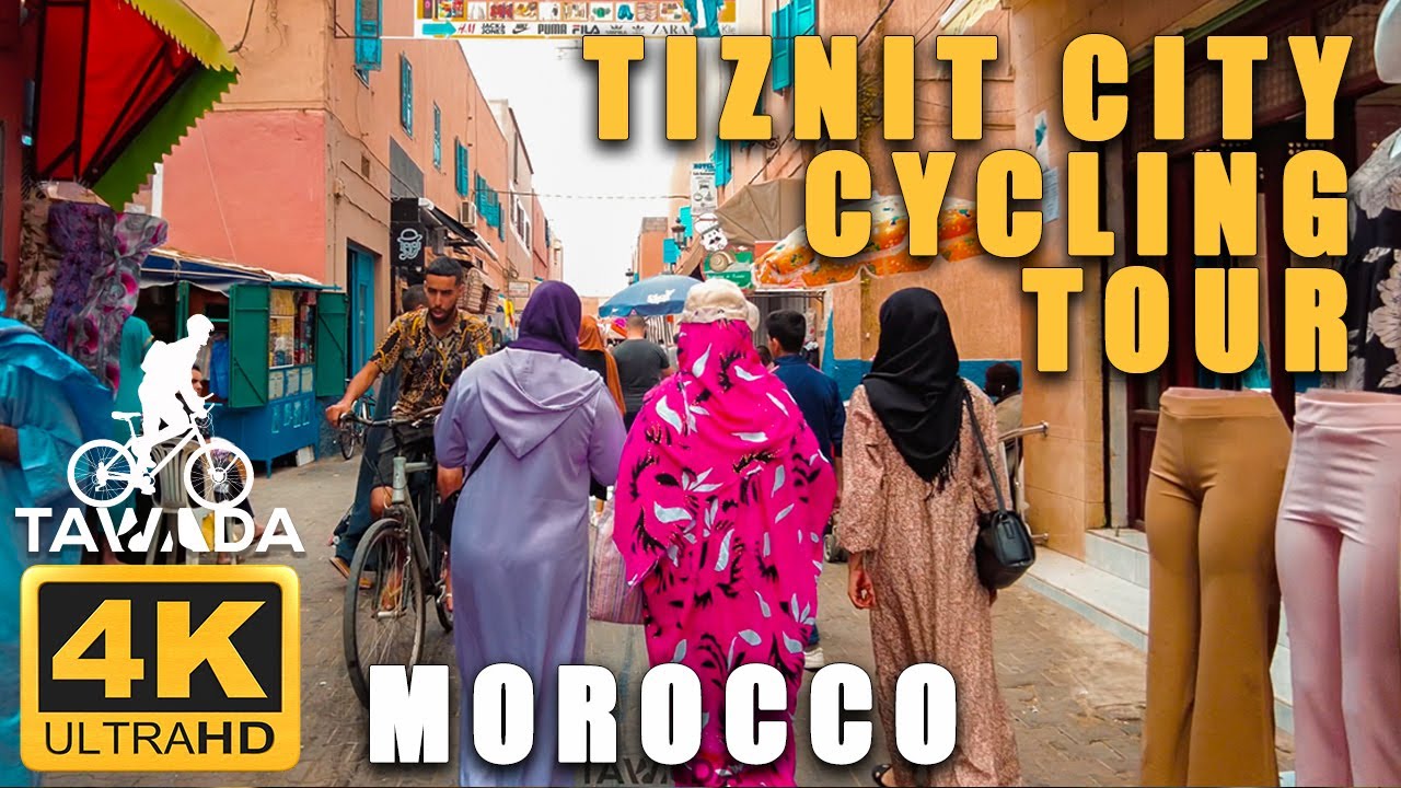 Tiznit city : morning cycling tour - MOROCCO 4K UHD