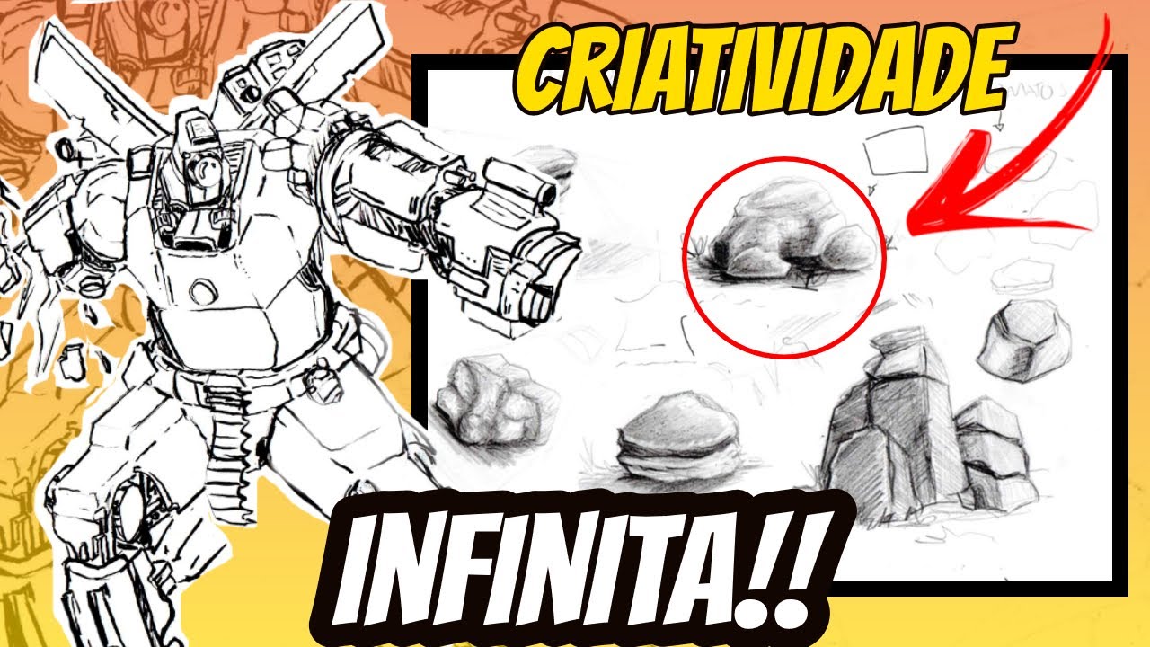 Como DESENHAR  de imaginação ( O que é BIBLIOTECA VISUAL?)