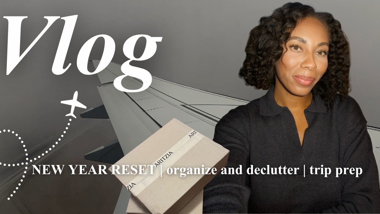 New year reset | declutter and organize | packing