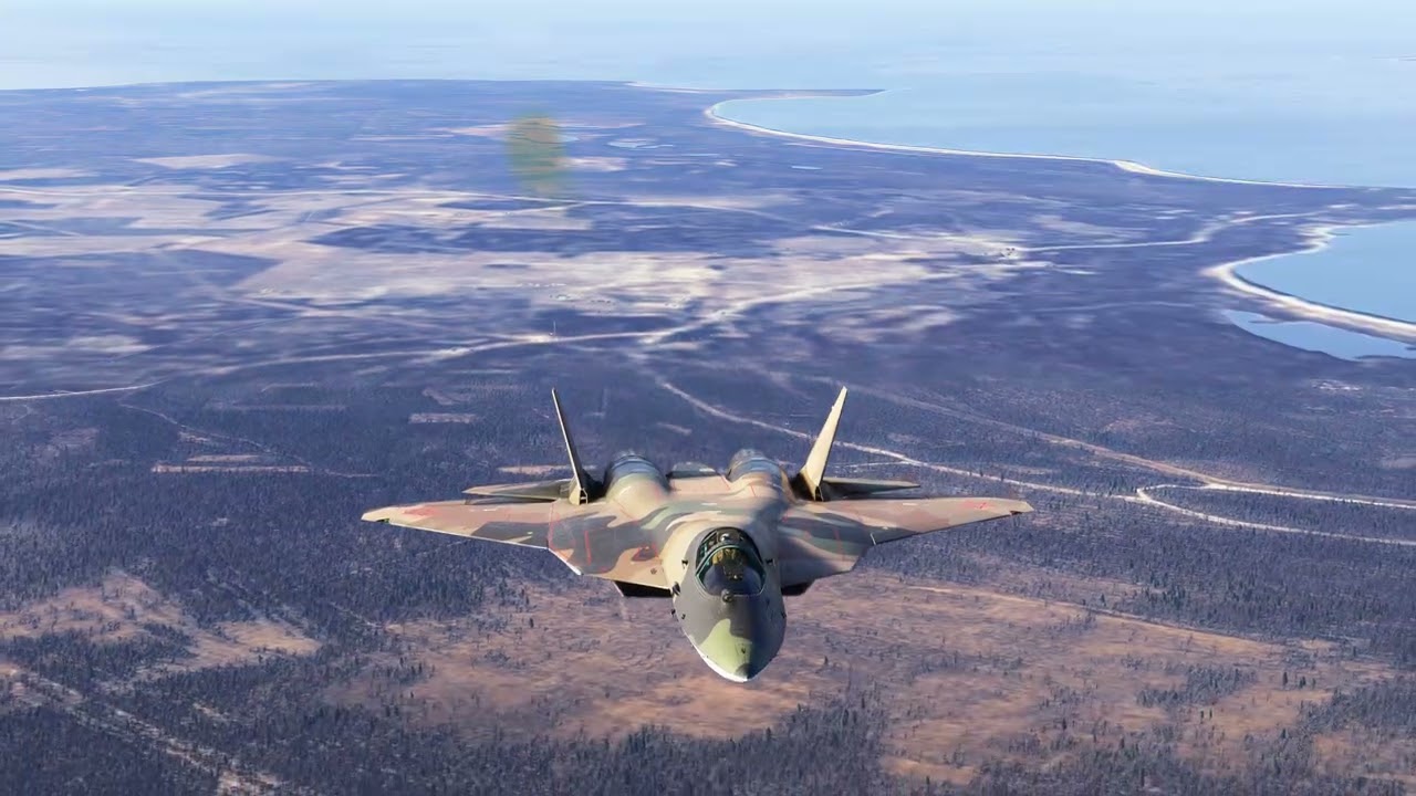 Microsoft Flight Simulator 2024. Turku-Ämari. Sukhoi Su-57. Су-57; NATO reporting name: Felon 4K