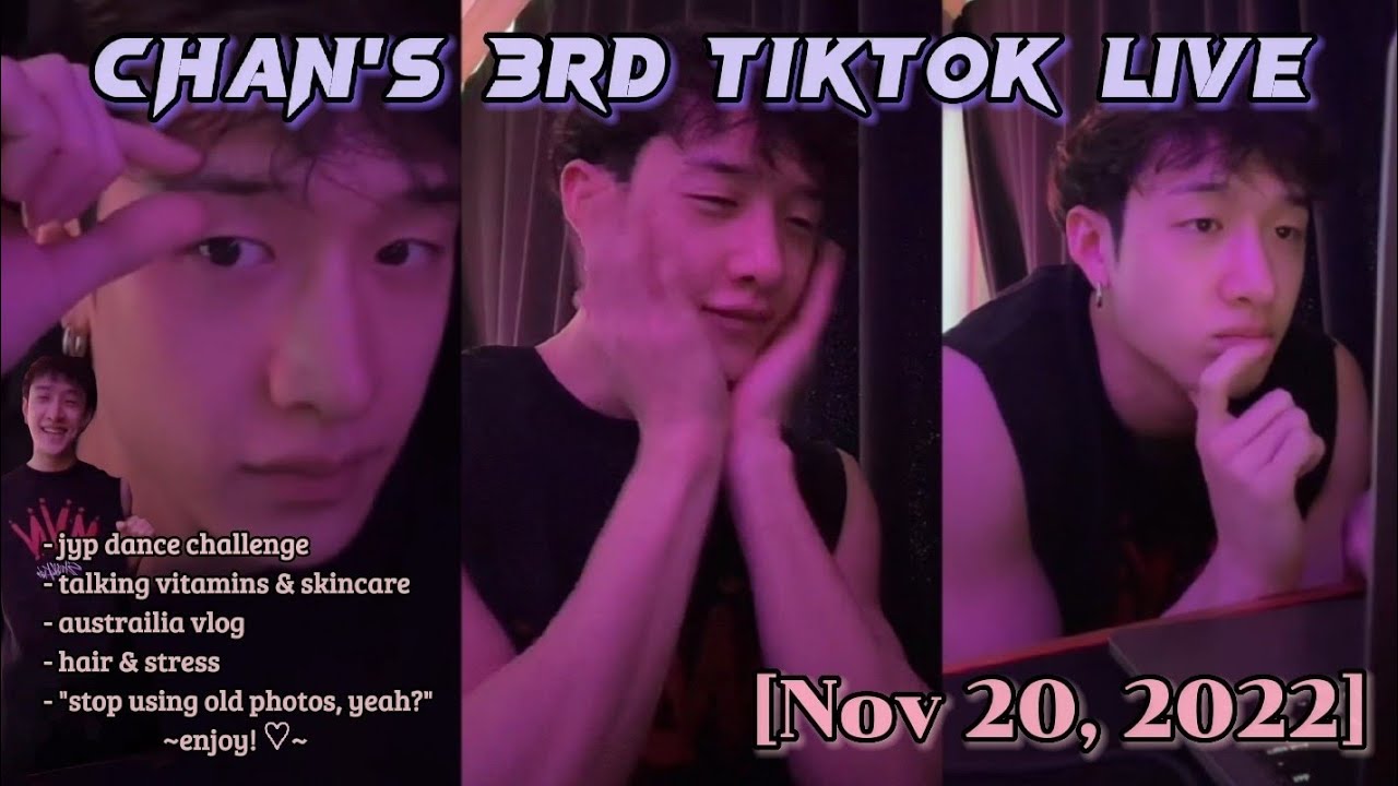 Bang Chan's TikTok LIVE | 🐺 "CHRIS BANG #3" | 1080p - [ENG] | Stray Kids | 201122