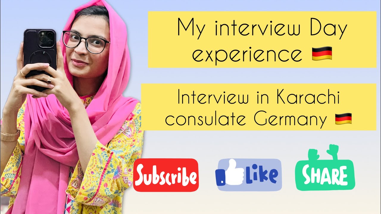 Student visa interview for germany 🇩🇪 question and answers❗️My interview experience in Karachi 