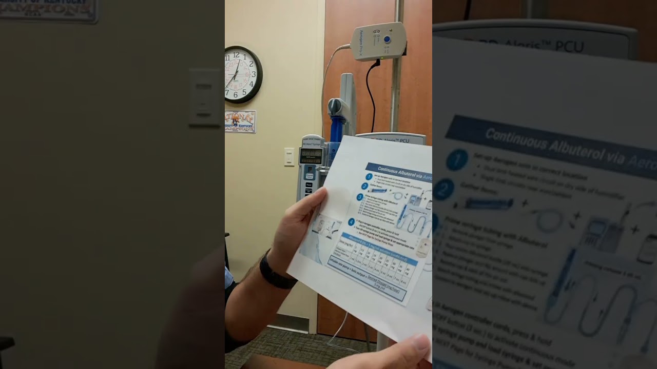 Alarms Pump/Aerogen for Continuous Resp. Medication