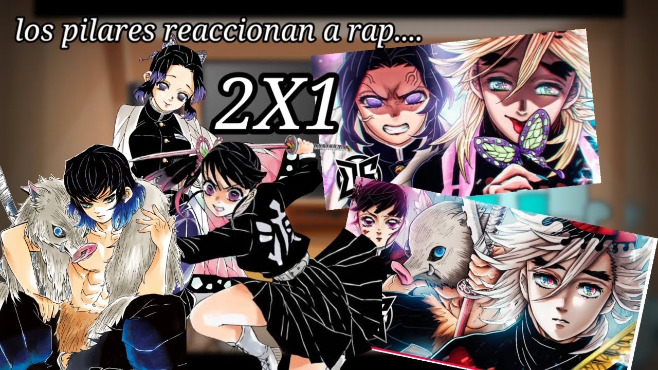 los pilares reaccionan a douma vs Shinobu y a douma vs kanao e inosuke|michikatsu|KNY|👍✨