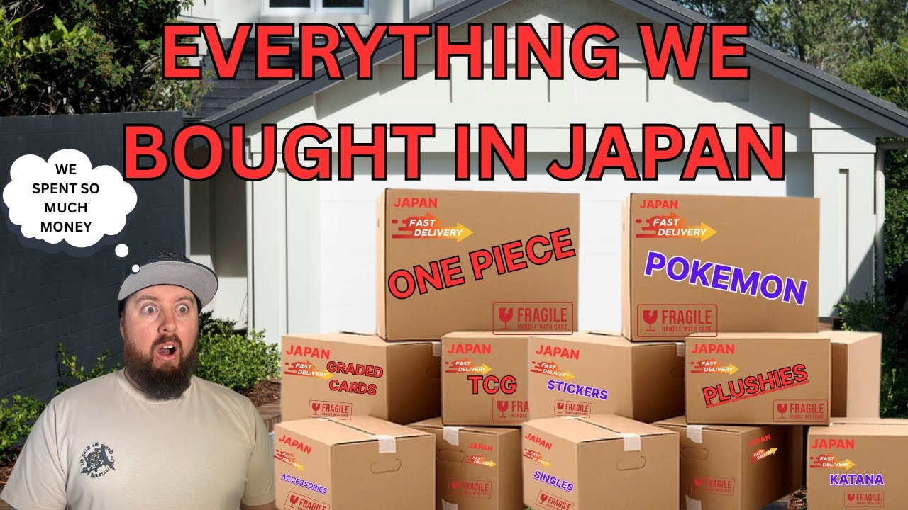 We spent so much in Japan!! Big items..!!!