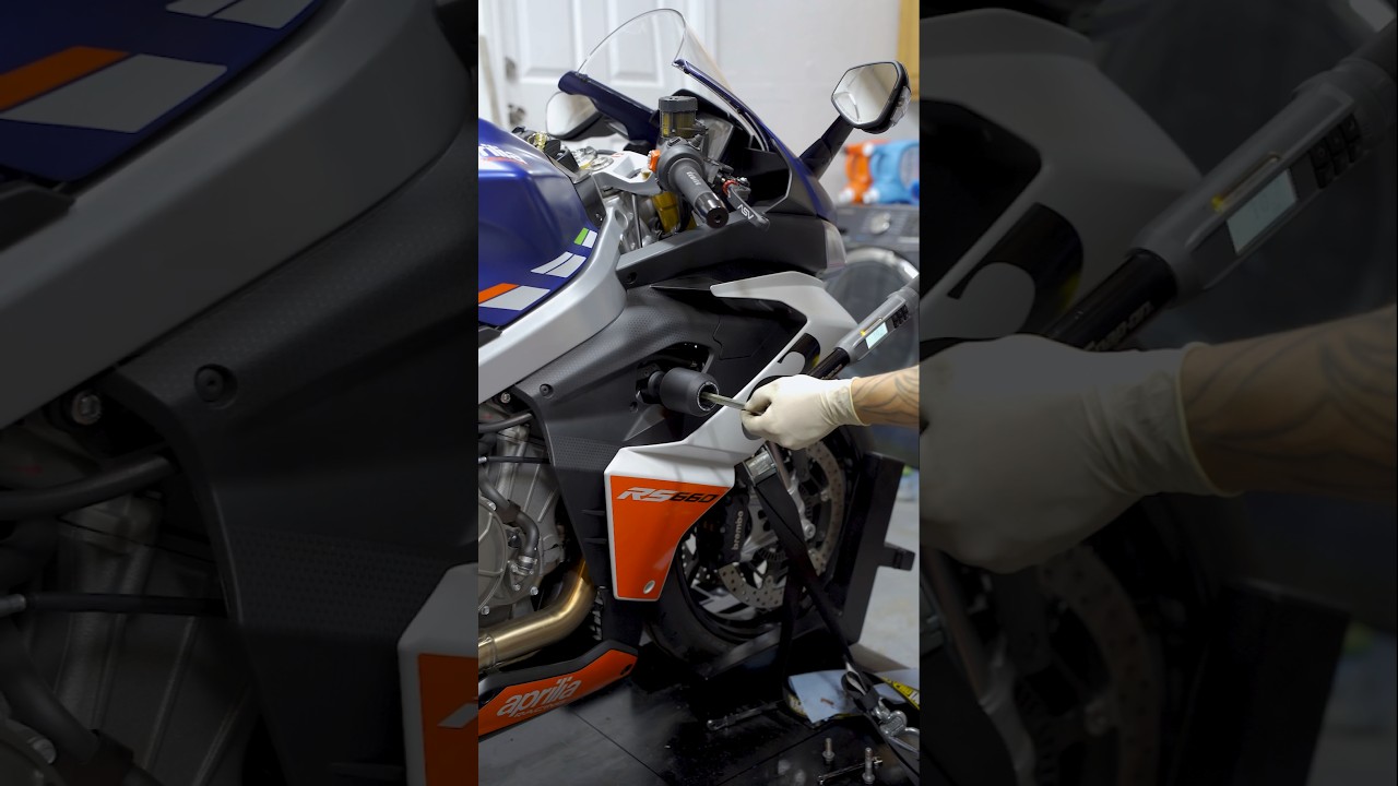 Best Frame Sliders for Aprilia RS660 (EvoTech)