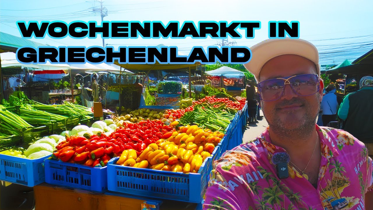 🌞 Entdecke den Wochenmarkt von Amaliada mit den Camper Freaks! 🥳