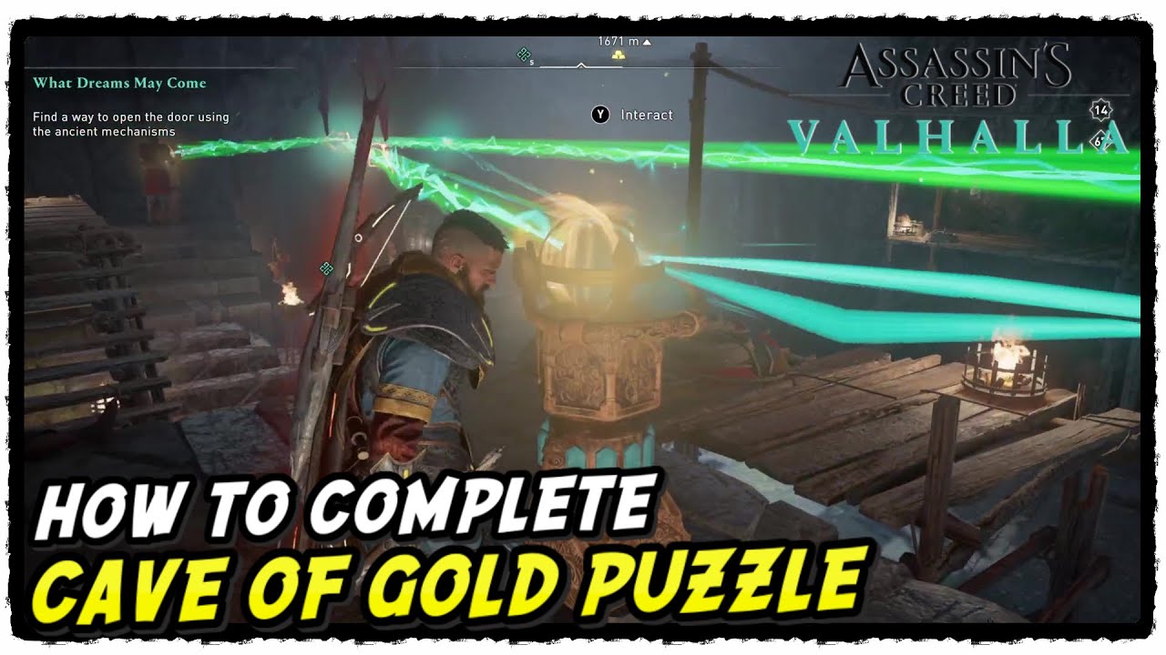 Cave of Gold Puzzle Guide in Assassin's Creed Valhalla Crossover Story (What Dreams May Come)