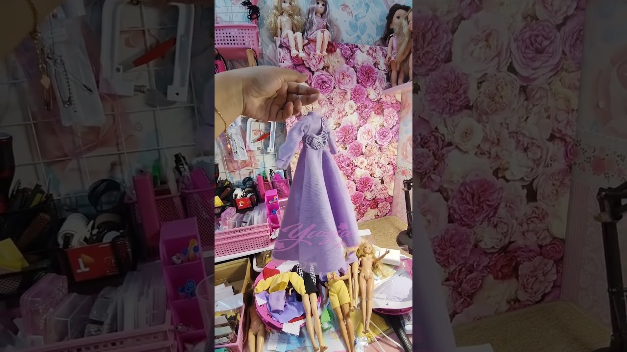 Doll Clothes |  Elegant Handmade Barbie Wedding Dress