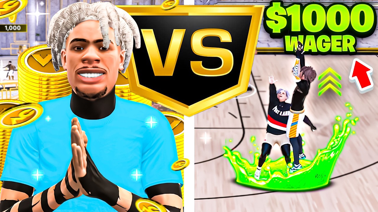 I WAGERED My EX Teammate in NBA 2K25 ($1000 WAGER)